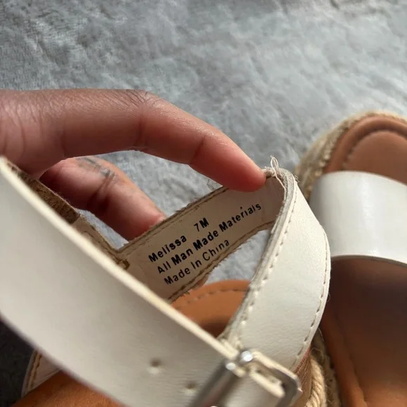 Melissa White Espadrille Sandals - Picture 9 of 9